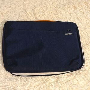 Navy Blue Men's Laptop Sleeve Tomtoc